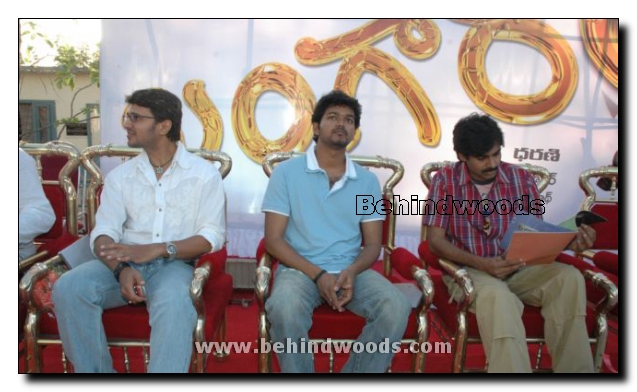 Vijay at Hyderabad